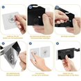 thumbnail image 5 of Hair Dryer Holder Hair Straightener Holder with Cable Tidy Hair Straightener Holder Storage Shelf Wall Mounted Hair Dryer Rack Hair Dryer Holder for Bathroom Bedroom, 5 of 5