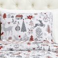 thumbnail image 5 of Southshore Fine Living, Inc. Holly Jolly Christmas Soft Bedding Set with Quilted Shams, Full/Queen, 5 of 6