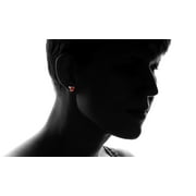 Amy and Annette 18K Gold Plated Ruby Devil Earrings for Women