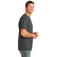 thumbnail image 3 of Port & Company Core Cotton Pocket Tee-S (Charcoal), 3 of 6