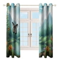 thumbnail image 3 of Landscape Butterfly Modern Window for Living Room Curtains for Child Bedroom Kitchen Decor Blinds Drapes, 3 of 7