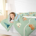 thumbnail image 3 of Erosebridal Cute Jungle Deer Queen Comforter Set,Happy Camping Bedding Comforter Set For Adults,Reversible,3pcs, 3 of 7