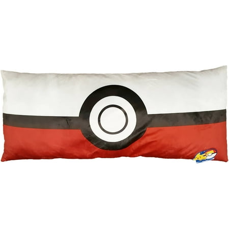 pokemon pokeball 24 x 48 body pillow walmart com