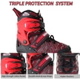 thumbnail image 7 of Nattork Boys Inline Skates for Kids Girls with Light Wheels Adjustable Red Large(US 5-8), 7 of 7