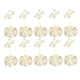 thumbnail image 4 of Portatarjetas de escritorio Bling Bling 10 piezas de clip para mensajes Portafotos de metal con base dorado, 4 of 12