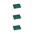 thumbnail image 2 of Guardoinrt Display Tray Velvet Cloth Made Scratch-proof Home Storage Stackable Jewelry Trays Jewelry Display Tray Showcase Display Green 3Set, 2 of 6