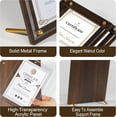 thumbnail image 3 of Diploma Certificate Picture Frame: Certificate Frame, Diploma Frame, 2025 New Vertical and Horizontal Dual-Use 98% Light-Transmitting Frame Certificate Holders, Diploma Frame 8.5 x 11 (A4), 3 of 8