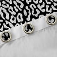 thumbnail image 4 of Homewish Kids Teens Cheetah Print Curtains Pack of 2 (42x84 Each),Black White Curtains Blackout,Animal Leopard Bedroom Curtains,Microfiber Bedroom Decor, 4 of 6