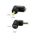 thumbnail image 2 of DC Connector 90 Degree 4.0mm x 1.7mm Male to 5.5mm x 2.1mm Female 3Pcs, 2 of 3
