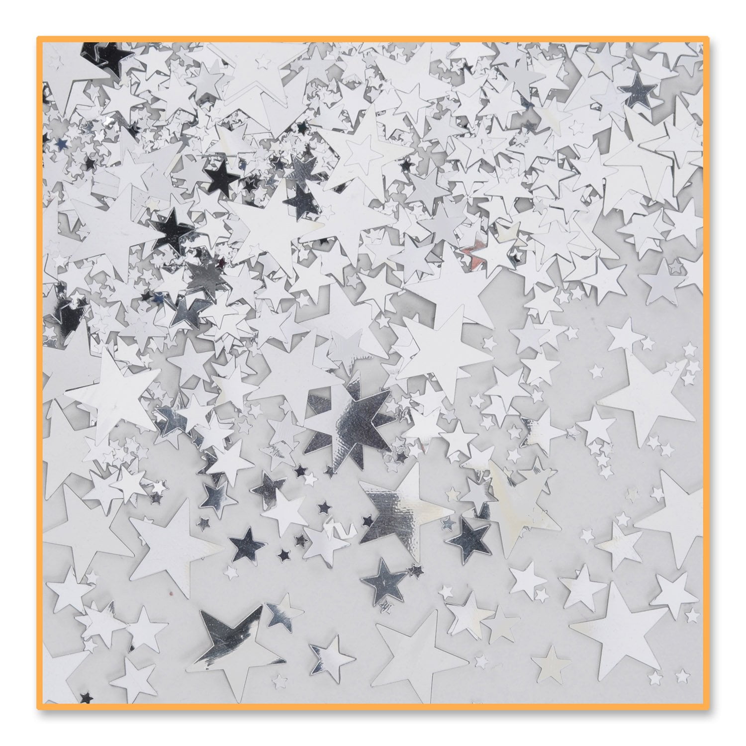 Beistle CN131 Silver Stars Confetti Value 3-Pack 1/2-Ounce 