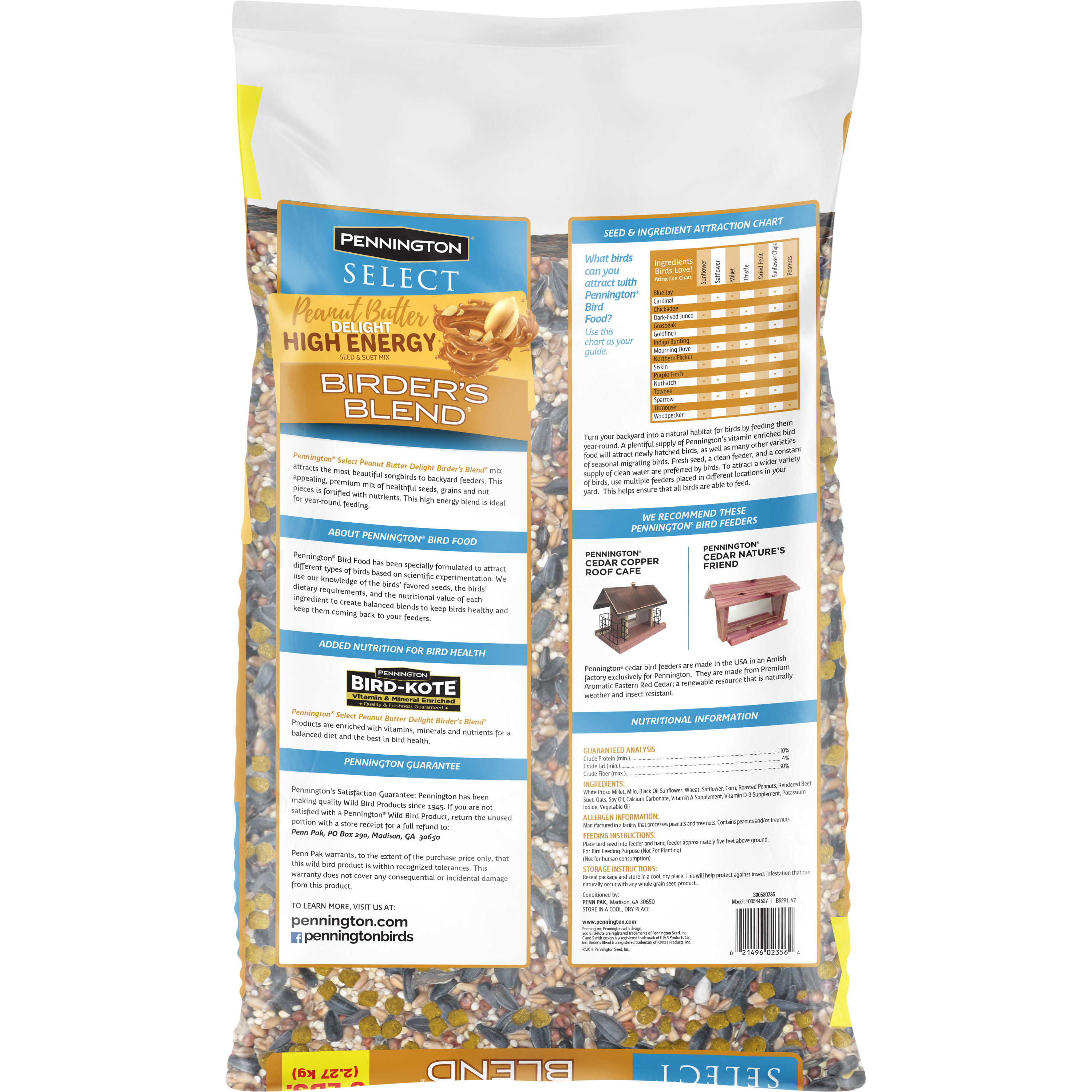 Buy Pennington, High Energy, Peanut Butter Delight Wild Bird Food Mix