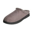 thumbnail image 4 of Hanes Mens Slip On Clog Slipper House Shoes with Indoor/Outdoor Sole, 4 of 9