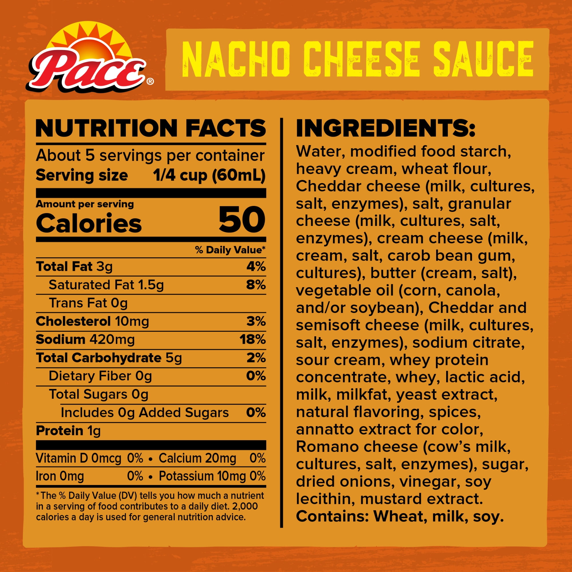 (12 pack) Pace Medium Nacho Cheese Sauce, 10.5 oz Can