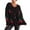 Black, variant on Kaondbfi Women's Cardigan, Cozy Knitwear for Fall and Winter Tied Cherry Round Neck Long Sleeve Cardigan Winter Clothing for Women