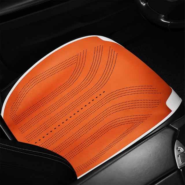 Breathable Mesh Car Seat Cushion Cover with Perforated Design for Comfort and Support in All Seasons