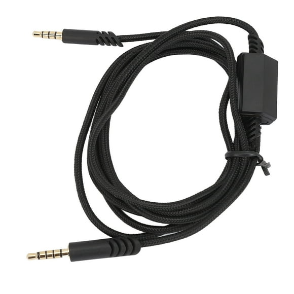 Headphones Replacement Sound Cable, Durable Materials, Powerful Performance For A10 A40 A40 TR With In Line Control Mic Silent Switch, 2m