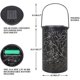thumbnail image 3 of Faroles solares colgantes Yashi con forma de búho impermeables para jardín patio y jardín, 3 of 5