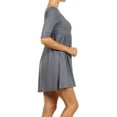 thumbnail image 2 of Women's Trendy Style Baby Doll Solid Dress, 2 of 5