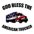 thumbnail image 3 of CafePress - American Trucker - Greeting Card, Blank Inside Glossy, 3 of 3