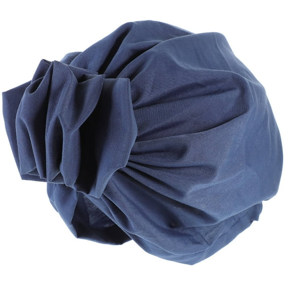 Raindrops  Bonnet Caps Women's Fashionable Hooded Retro Flower Hat (white) Miss