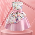 thumbnail image 2 of TAIAOJING Girls' Dress Summer Girls' New Short Sleeved Children's Skirt Elegant Casual Dress Sundress Daily Wear., 2 of 9