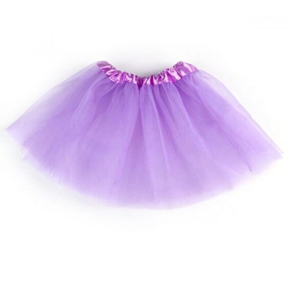 3T -10T Little Girl Tutu Skirt A Line 7 Layers Tulle Skirt Party Princess Dance Tutus for Girls 