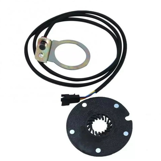 MYG for Electric Bicycle Pedal PAS Assistant Sensor 5 Magnets Speed Sensor for E-Bike Cycling Accessory Alloy Material 100cm Line Length SM-3A Compatible