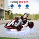 thumbnail image 5 of GARVEE Kart Eléctrico para Niños Batería de 24 V y 7 Ah, 2 Motores de 150 W, Juguete Ride On para Exteriores, Rojo, 5 of 7