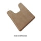thumbnail image 4 of Toystoory Alfombrilla de baño en forma de U, lavable, absorbente de agua, antideslizante, elástica, suave, para baño, alfombrillas Juegos de accesorios de baño Caqui 50*60cm, 4 of 6