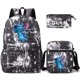 thumbnail image 1 of Disney 3Pcs Lilo Stitch Backpack Set for Teen Boy Girl Back To School Backpack with Lunch Bag Student Schoolbag Men Women Bags, 1 of 4