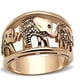 thumbnail image 1 of (No. 6) Anillo de animal Pareja Anillo de elefante de oro antiguo hueco, 1 of 8