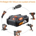 thumbnail image 4 of 2Pack Replace for Rigid R840087 Battery 18V 4000mAh/4.0Ah Li-ion Black R840087 R840083 R840084 R840086 AC840085 AC840087P, 4 of 4