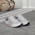 thumbnail image 2 of Zapatos Tommy Hilfiger con cordones blanco/blanco/azul marino talla 7M para hombre, 2 of 8