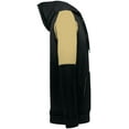 thumbnail image 4 of Holloway 222640.255.M Youth Blue Chip Hoodie, Black & Vegas Gold - Medium, 4 of 5