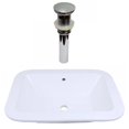 thumbnail image 1 of 21.75 in. Drop In White Vessel Set for Deck Mount Drilling, 1 of 1