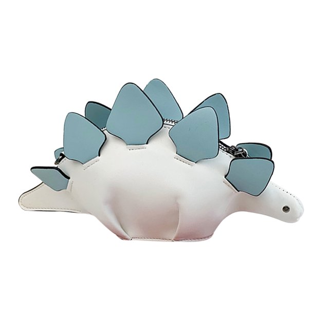 Sywqhk Bolso De Hombro De Dinosaurio De Color De Dibujos Animados Para Mujer Mini Monedero De Cuero (Blanco) Sywqhk Para estrenar