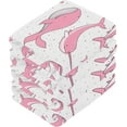 thumbnail image 4 of GZHJMY Pink Whales Wash Cloth Set of 2, 12 x 12 Inch Cotton Baby Washcloths Absorbent and Super Soft Feel Fingertip Towel Face Towels for Bathroom, Gym, Spa, 4 of 7