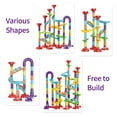 Dadypet Building Block,Marble Run Set 3D Marble Run Pieces 3D Marble
