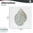 thumbnail image 4 of Stupell Industries Rustic Lodge Regal Shells Spiral Canvas Art, 17 x 17, by Lorenzo Collective, 4 of 8