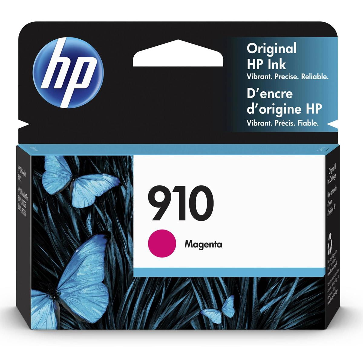 HP 910 Original 4-Color Ink Cartridge Bundle for OfficeJet Pro 8025 & 8035 Printers