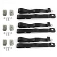 thumbnail image 1 of Early Cars 1900-1927 Standard 2 Point Black Lap Bench Seat Belt Kit with Bracketry - 3 Belts, 1 of 1