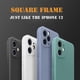 thumbnail image 3 of Funda de silicona líquida cuadrada de lujo para Samsung Galaxy A51 A71 A52 A72 A12 A21S nueva cubierta oficial de calidad coque, 3 of 4