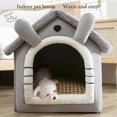 thumbnail image 5 of Cat/Dog Bed Removableand Washable Foldable Pet Sleepping Bed Cat House Kennel for Dog House Indoor C, 5 of 5