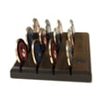 thumbnail image 4 of DECOMIL 4 Rows Coin Holder, US Army-Navy-Air Force-Marine Military Collectible Challenge Coin Display Case Wood Stand, Holds 12-16 Coins (Marine Corps), 4 of 7