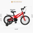 thumbnail image 6 of Kids Bike for 4-9 Year Old Boys and Girls, 16 Inch Children's Bicycle with Training Wheels, LED Headlight, and Dual Brake, Ideal for Toddler Beginners, 6 of 8