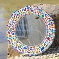 thumbnail image 3 of Piezas de Azulejos de Mosaico de Vidrieras perfecl 250 Uds Formas Cuadradas Multicolor, 3 of 8