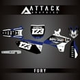thumbnail image 3 of Attack Graphics Custom Fury Complete Bike Restyle Graphics Kit Compatible with Polisport MX Restyling Kit for Yamaha YZ250 2017, 3 of 4