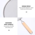 thumbnail image 3 of Yeacher Stainless Steel Splatter Screen with Fine Mesh Wooden Grip Handle Kitchen Accessories for Frying, 3 of 8