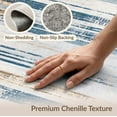 thumbnail image 6 of ODIKA 8'x10' Washable Area Rug Boho Striped Farmhouse Distressed Southwestern Geometric Bands for King Size Bedroom Under Bed, Master Suite, Non-Shedding, Easy Care, 6 of 7