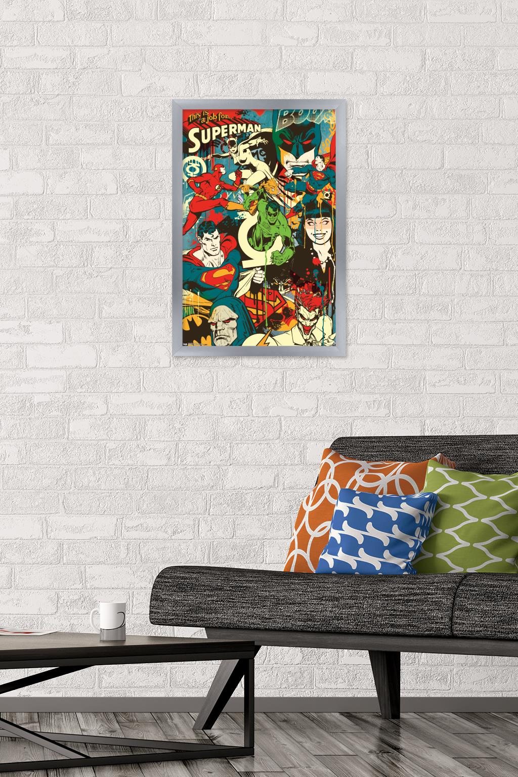 DC Comics - Justice League - This Looks Like A Job Wall Poster, 14.725" x 22.375" Framed